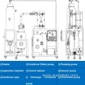 Concentrated evaporator milk double-effect evaporator